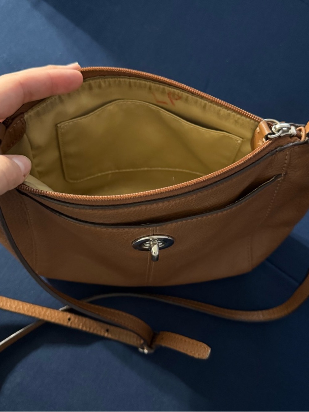 Coach Leather Crossbody Bag in Brown - Picture 6 of 6